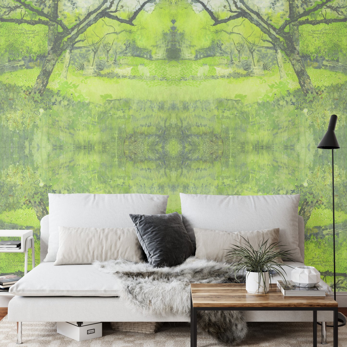 Square Wallmural The Orchard
