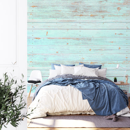 Square Wallmural Shoreline Planks