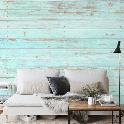 Square Wallmural Shoreline Planks