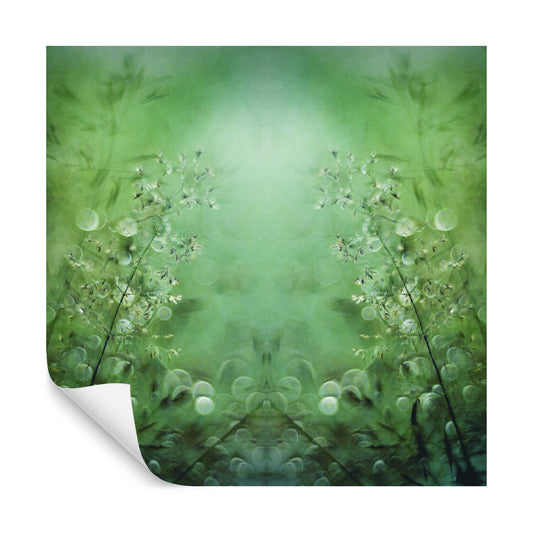 Square Wallmural Grasses By Nel Talen