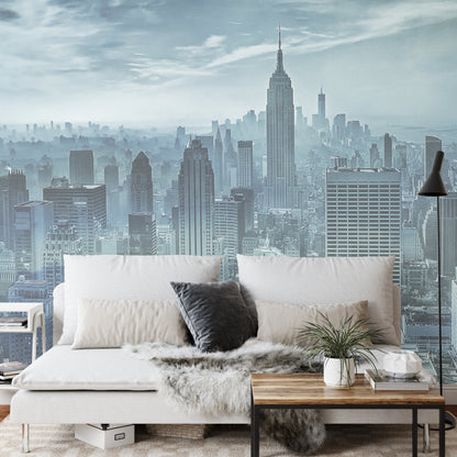 Square Wallmural Hazy Gotham By Stefen Schilbe
