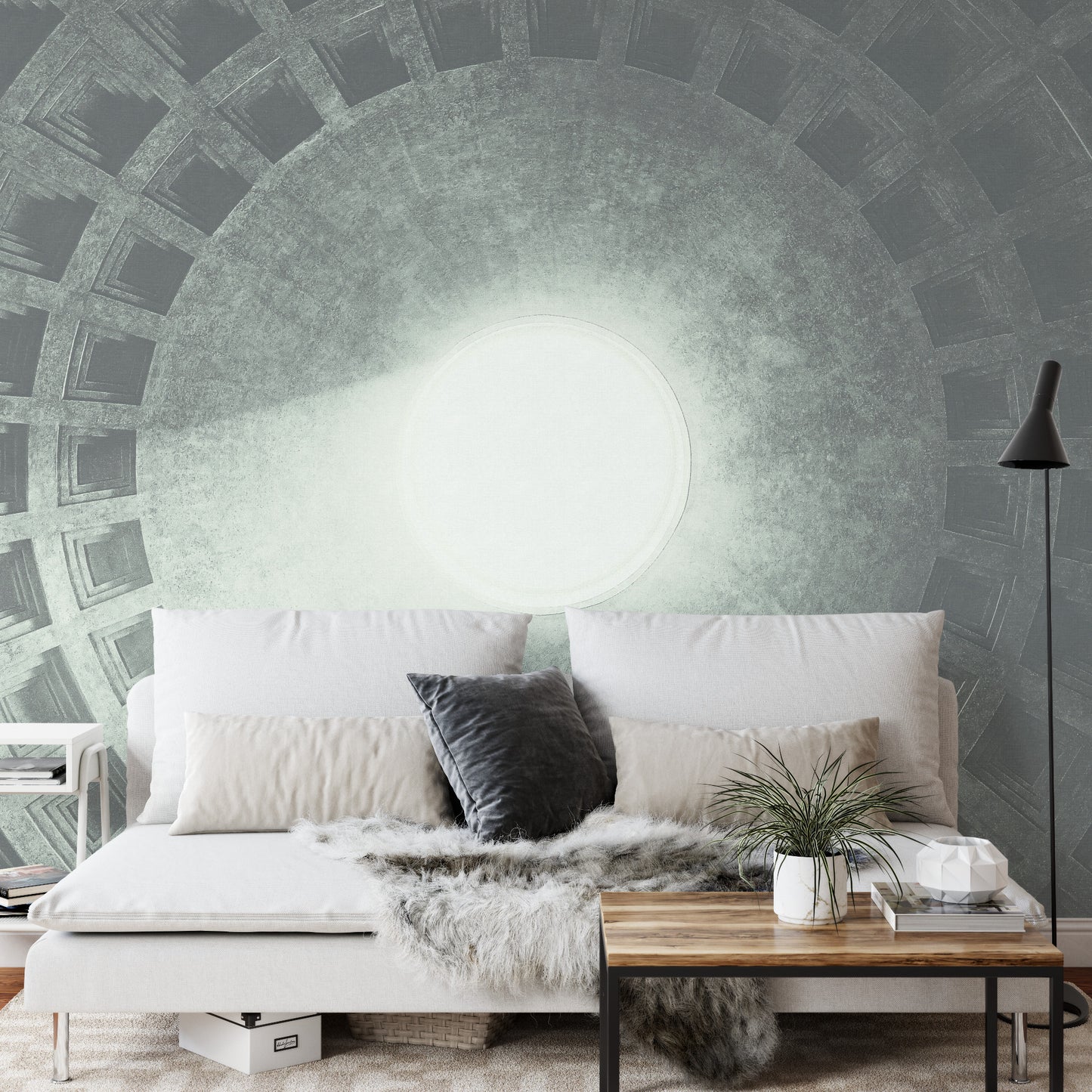 Square Wallmural 13:00 By Marian Munteanu