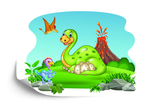 Photomural Dinosaurs On The Glade