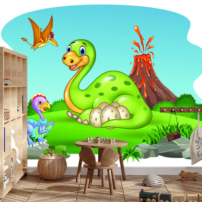 Photomural Dinosaurs On The Glade