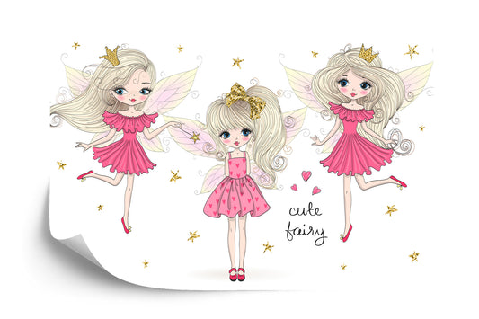 Photomural Fairies With Wings