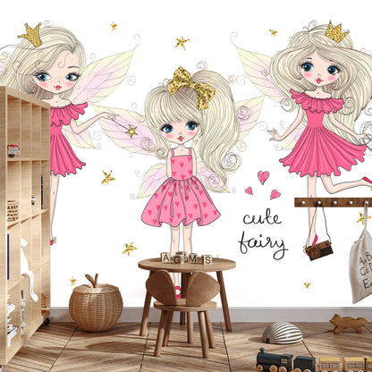 Photomural Fairies With Wings