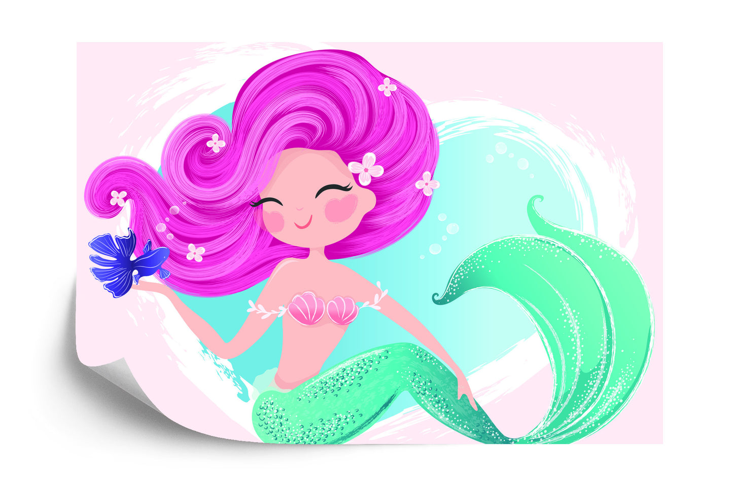 Photomural Lovely Mermaid