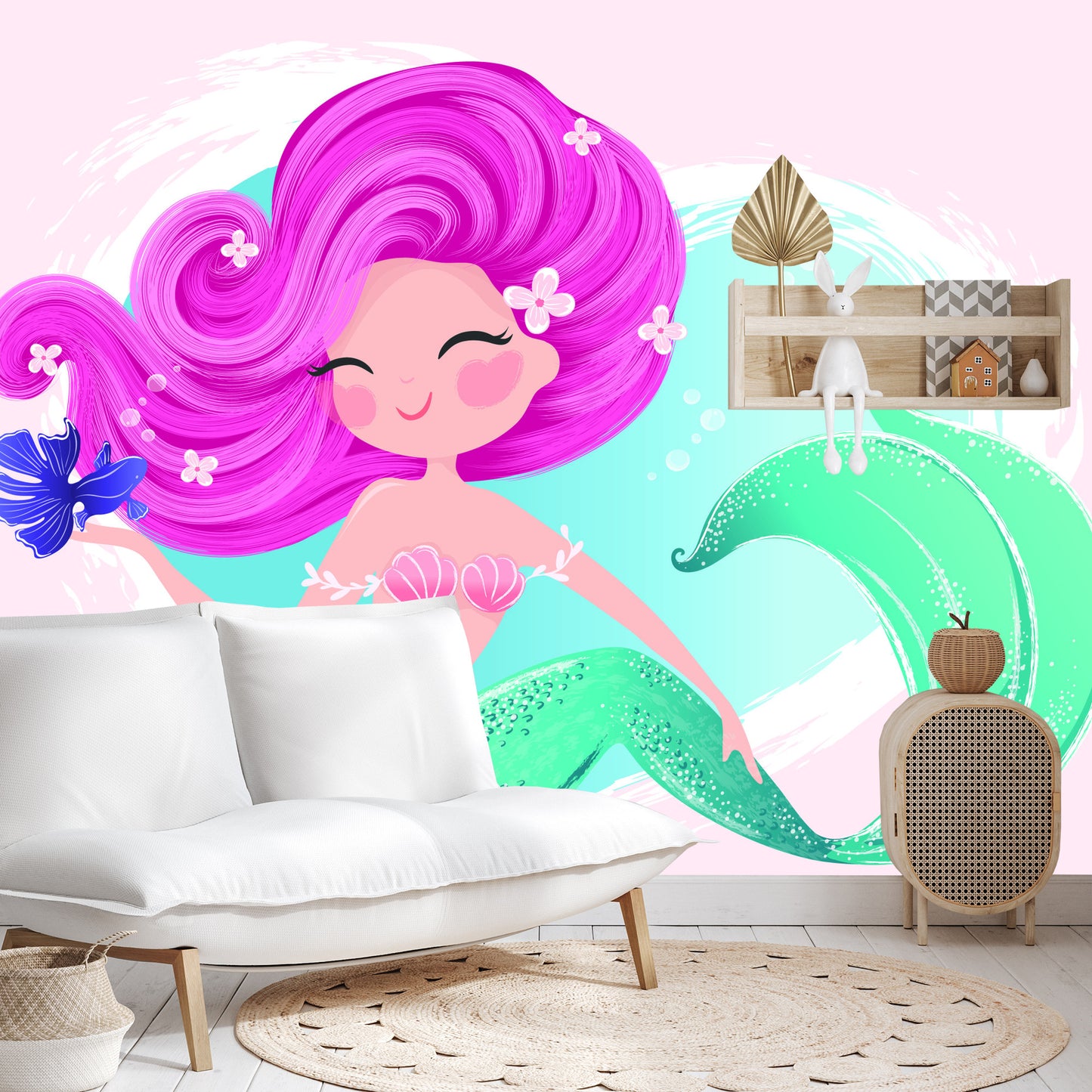 Photomural Lovely Mermaid