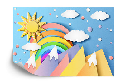 Photomural For Children - Colorful Landscape