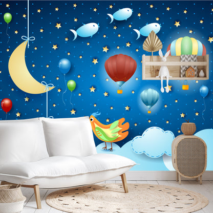 Photomural For Children - Magic Night