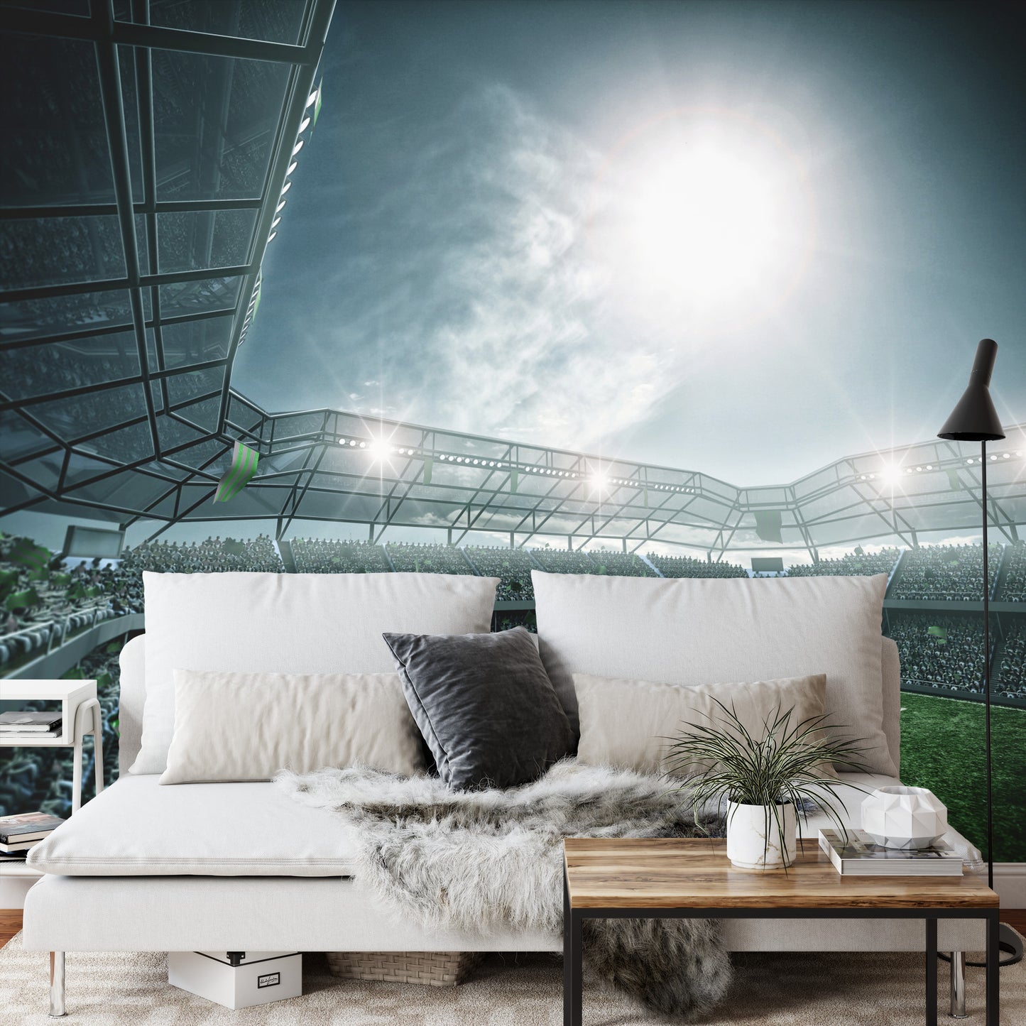 Photomural Football Stadium