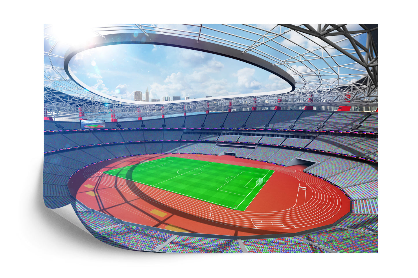 Photomural Football Stadium