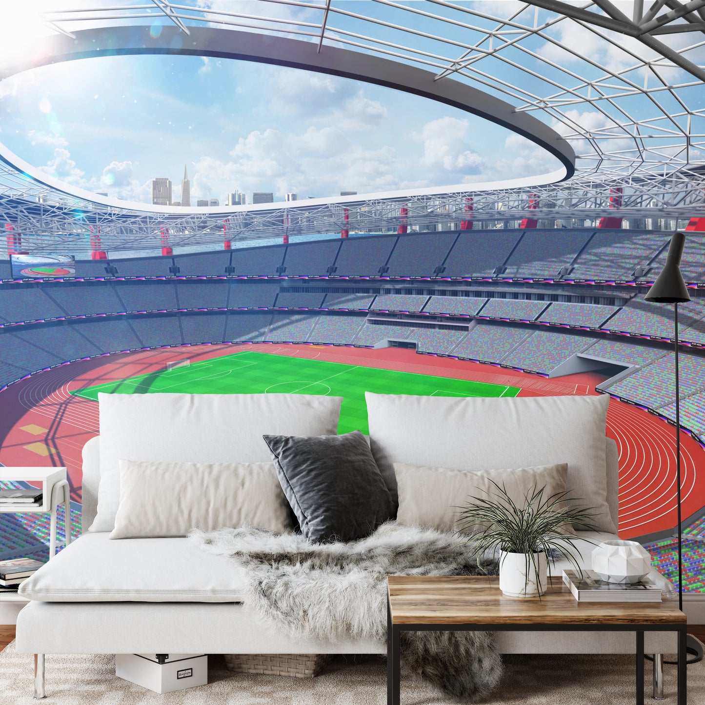 Photomural Football Stadium