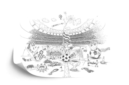 Photomural Soccer Stadium