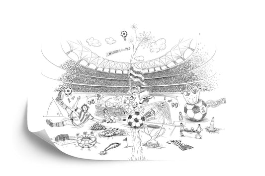 Photomural Soccer Stadium