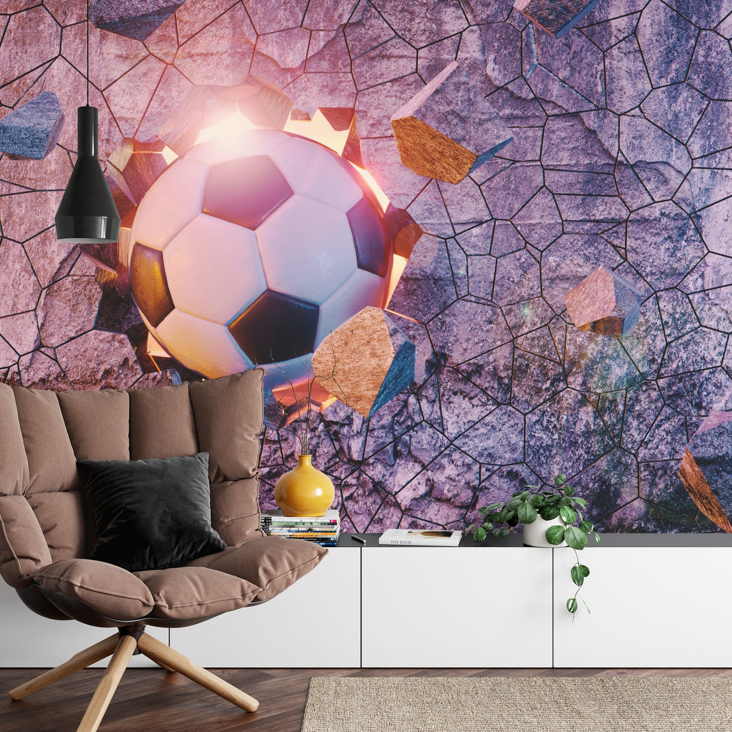 Photomural Sports 3D Ball