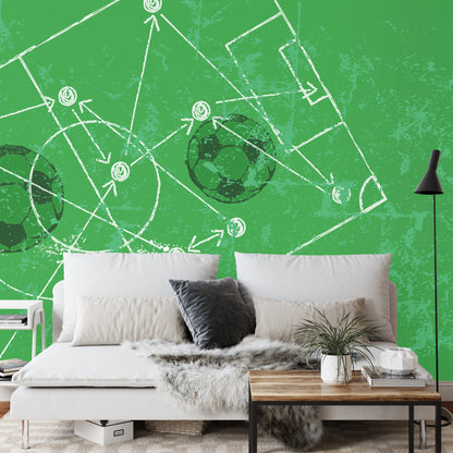 Photomural Tactics In Football