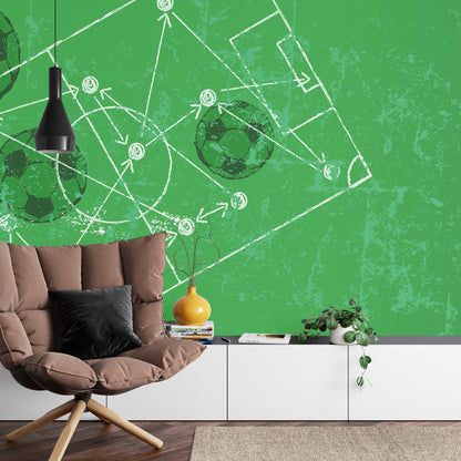 Photomural Tactics In Football
