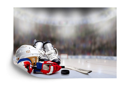 Photomural Hockey Player Set