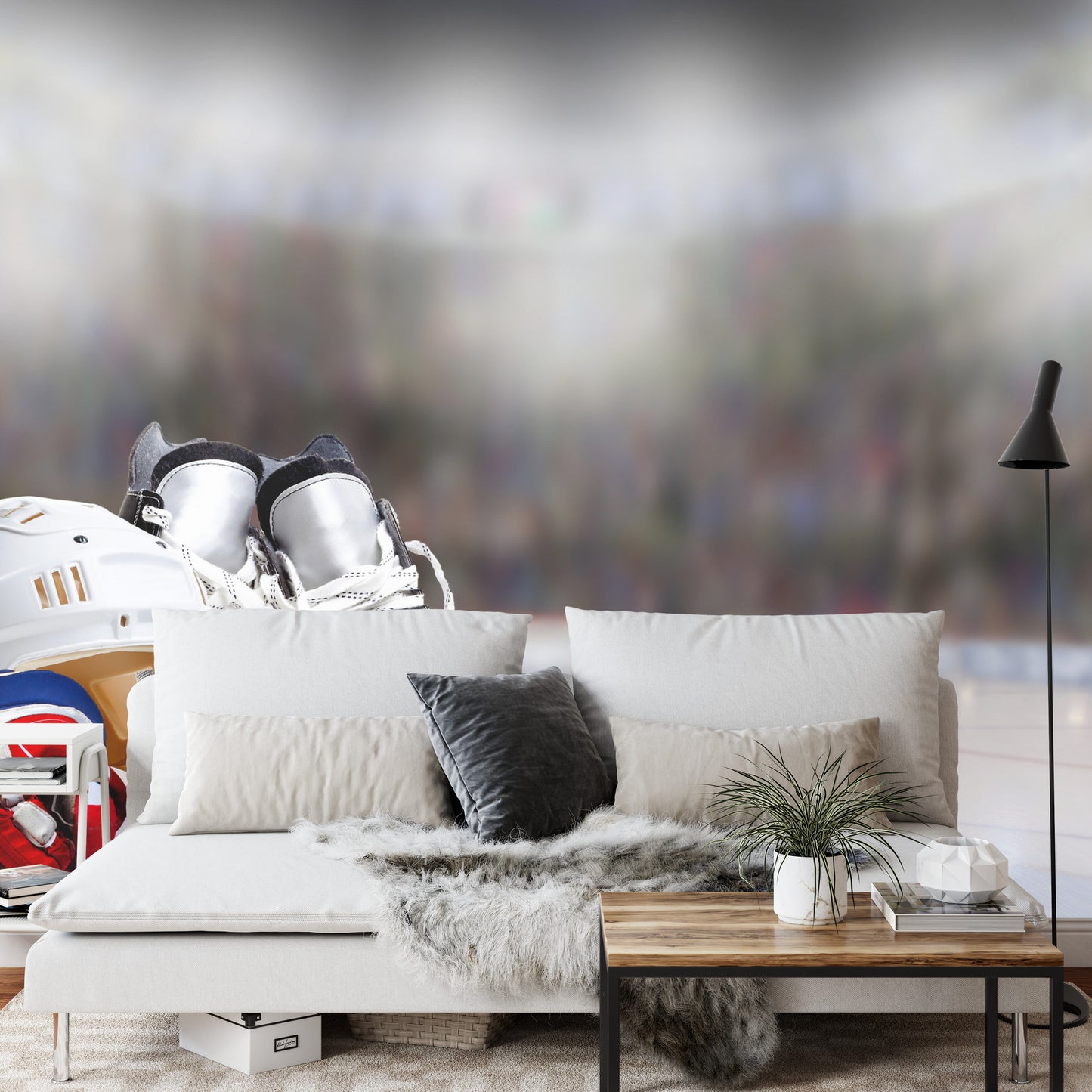 Photomural Hockey Player Set