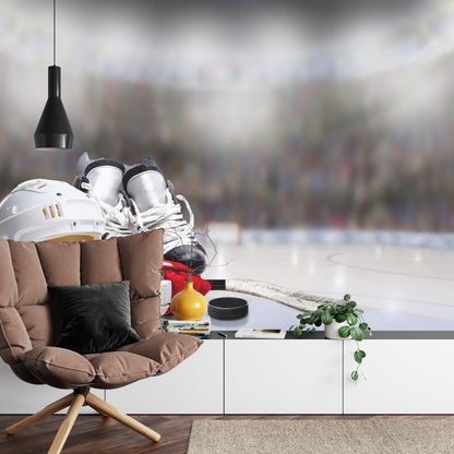 Photomural Hockey Player Set