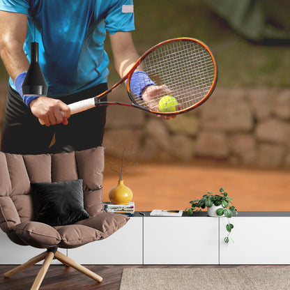 Photomural A Serving Tennis Player