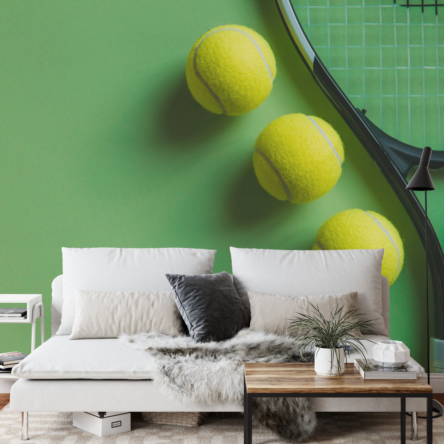 Photomural Tennis Balls