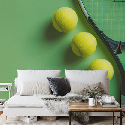 Photomural Tennis Balls