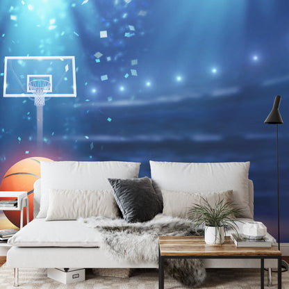 Photomural Basketball In The Stadium