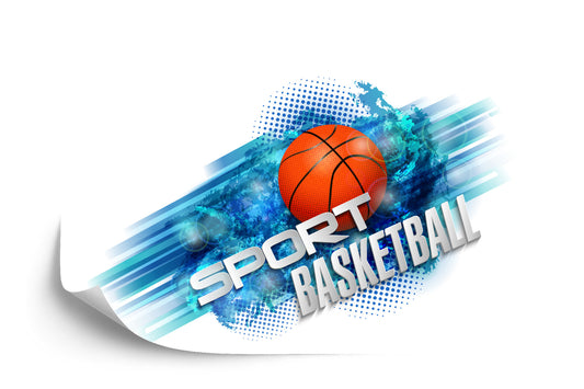 Photomural Basketball In A Modern Style