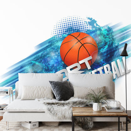 Photomural Basketball In A Modern Style
