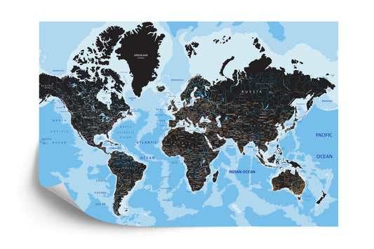 Photomural World Map