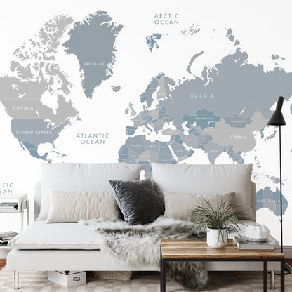 Photomural World Map