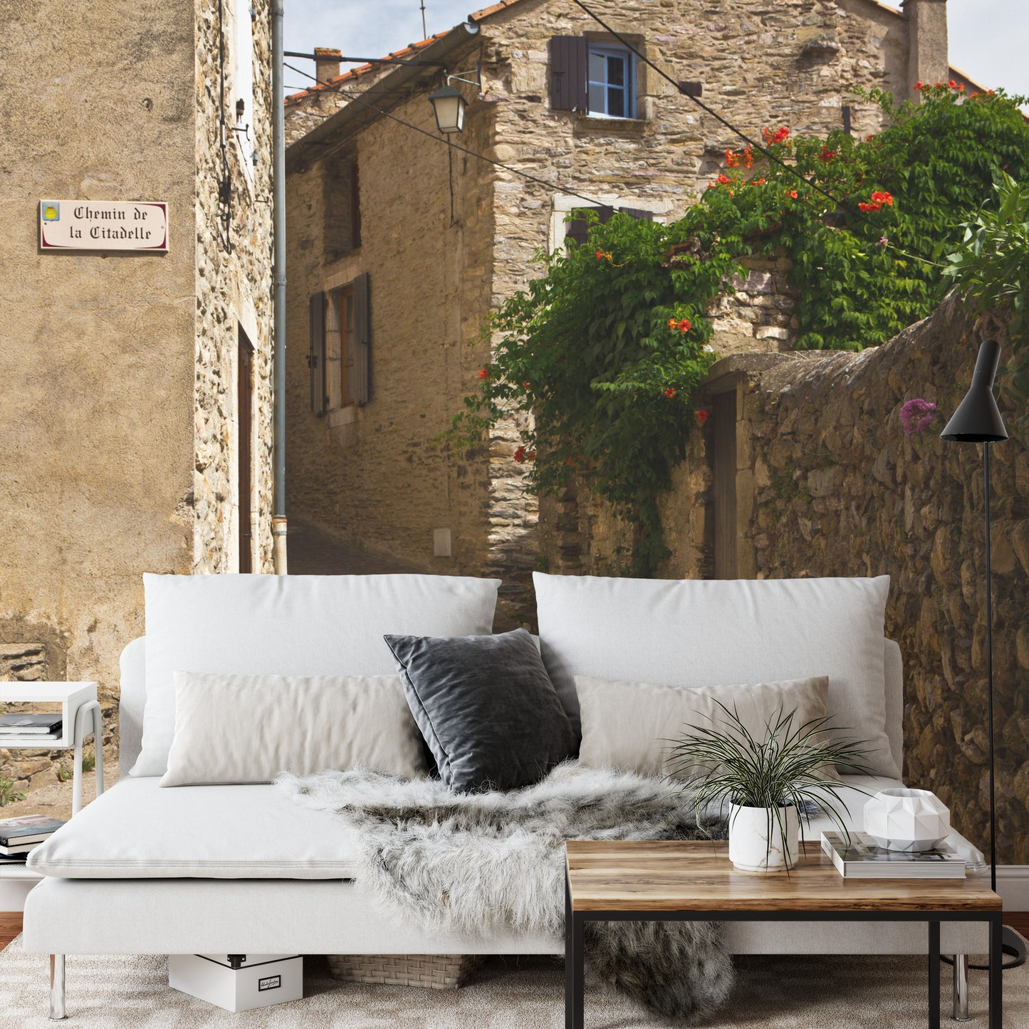 Photomural Alley Transition