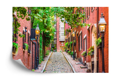 Photomural Alley Town