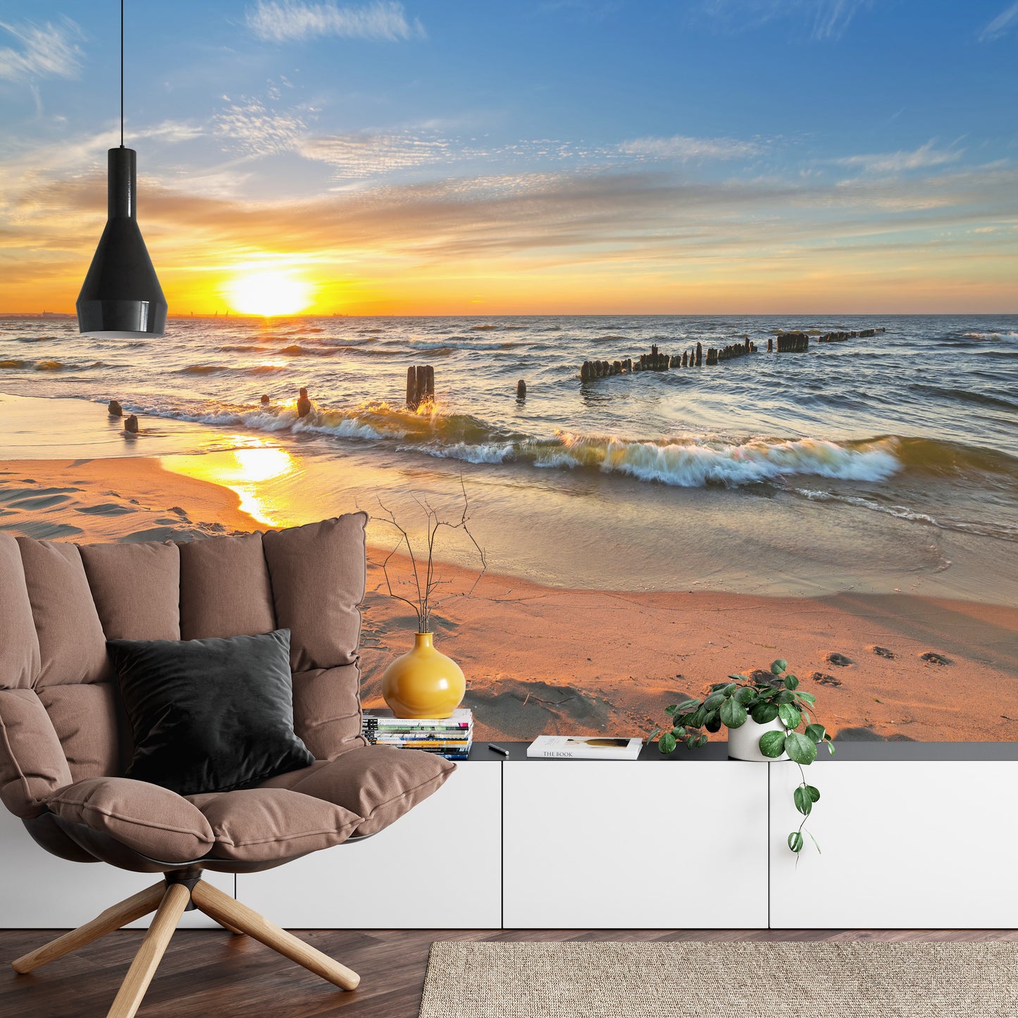 Photomural Beach Sunset