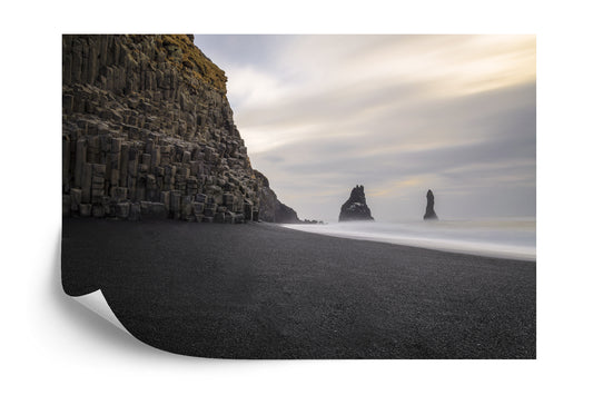 Photomural Beach Sea Rocks