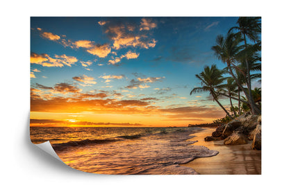 Photomural Beach Sunset
