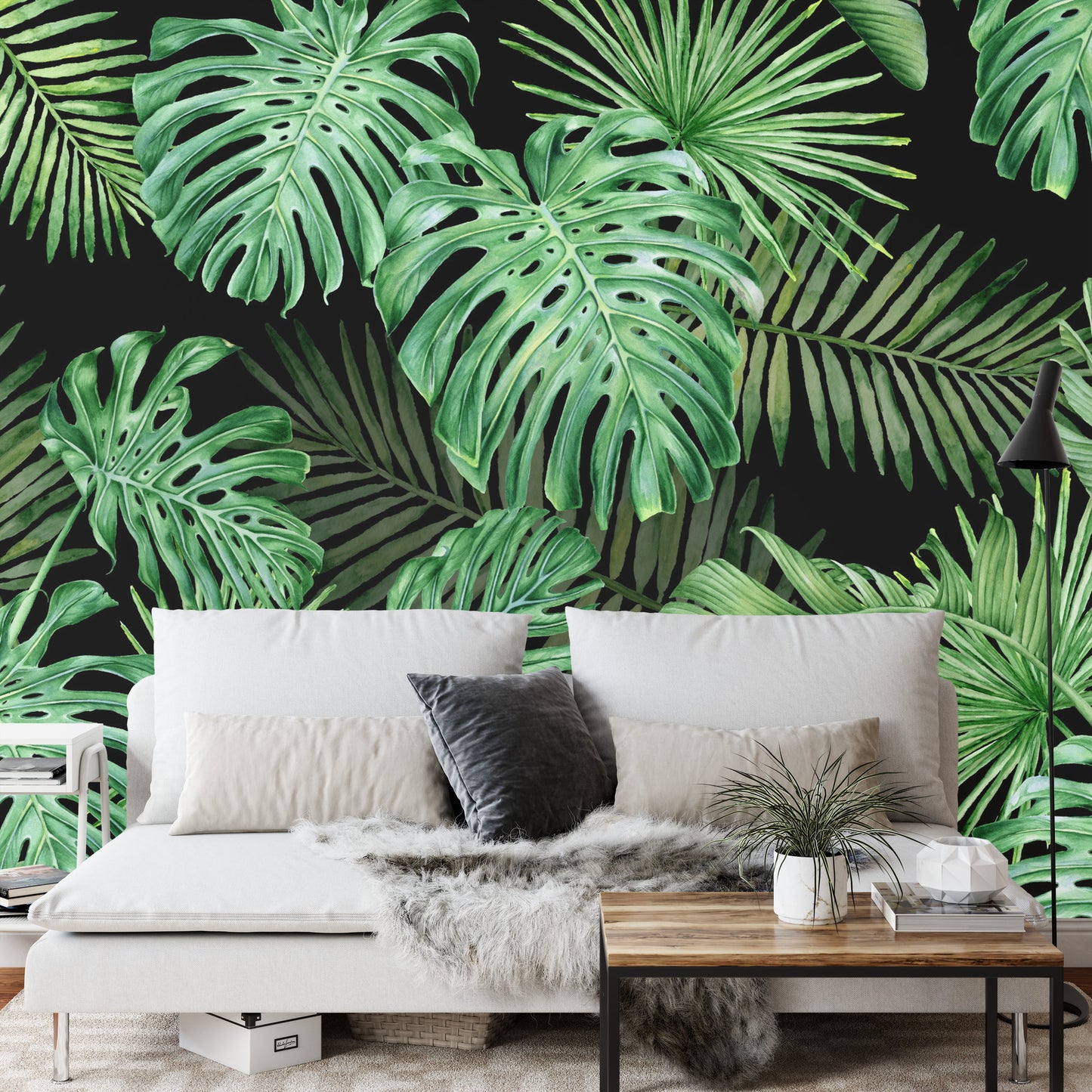 Photomural Monstera Leaves