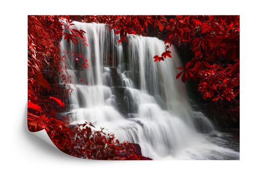 Photomural Autumn Waterfall