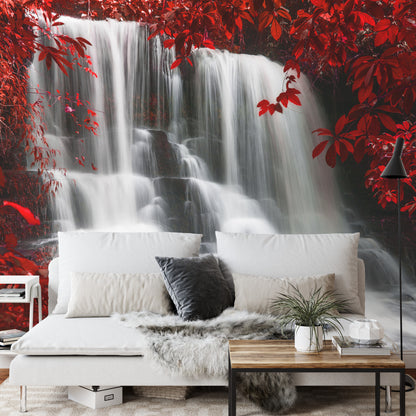 Photomural Autumn Waterfall