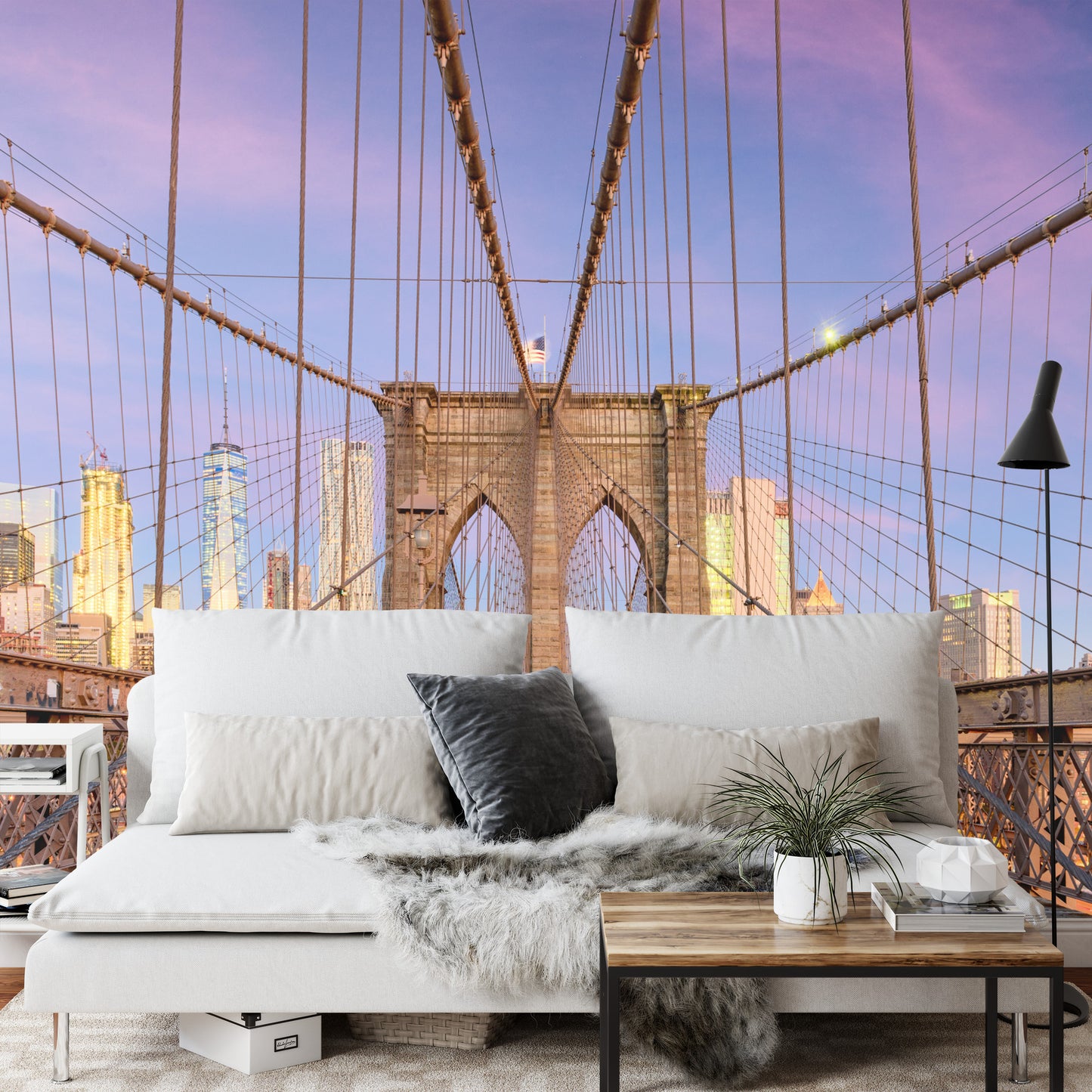 Photomural Brooklyn Bridge Ny