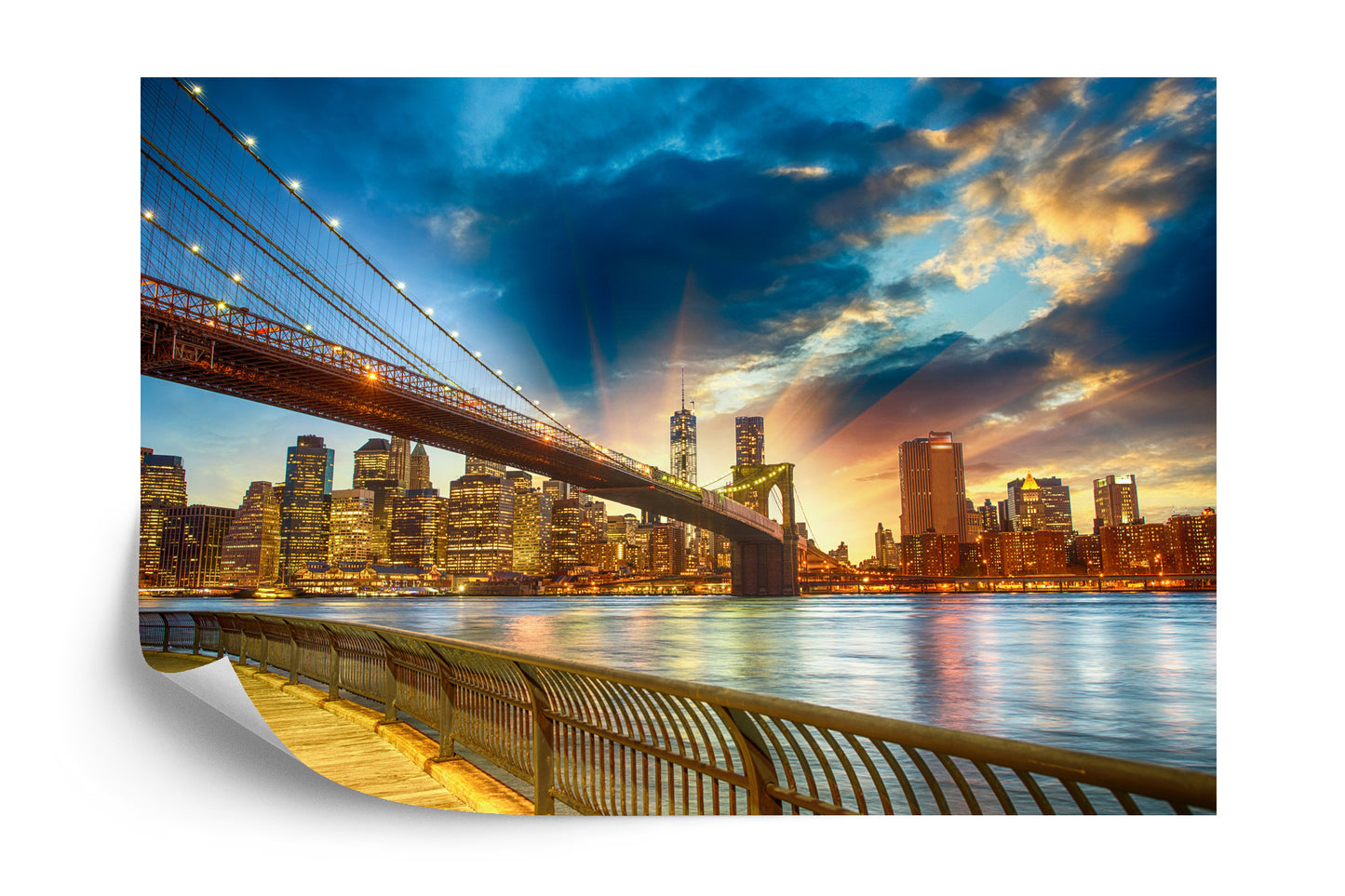 Photomural View Of New York City