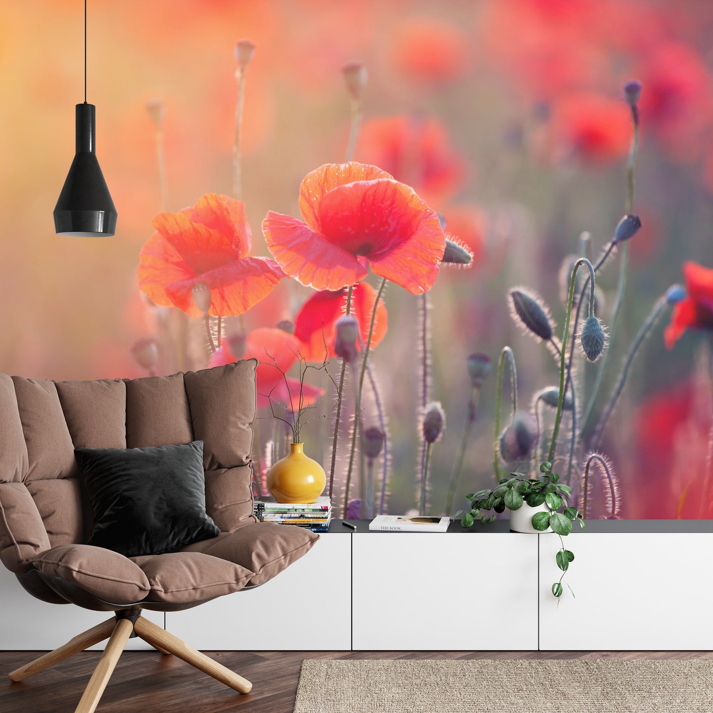 Photomural Poppy Field