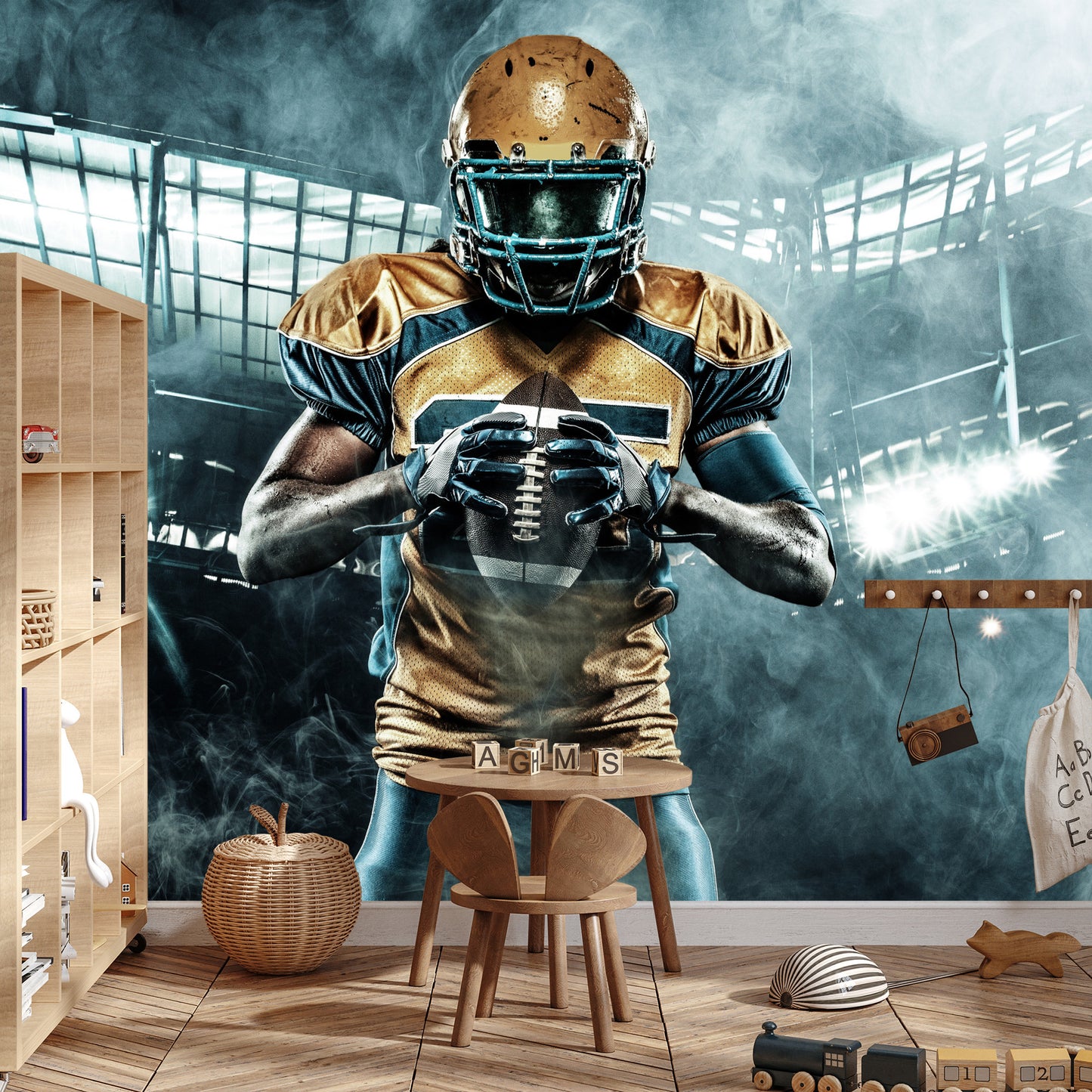 Photomural Of American Sportsmen