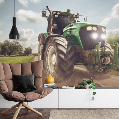 Photomural Racing Tractor