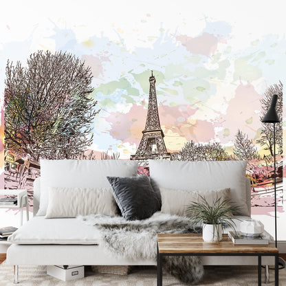 Photomural Paris Eiffel Tower