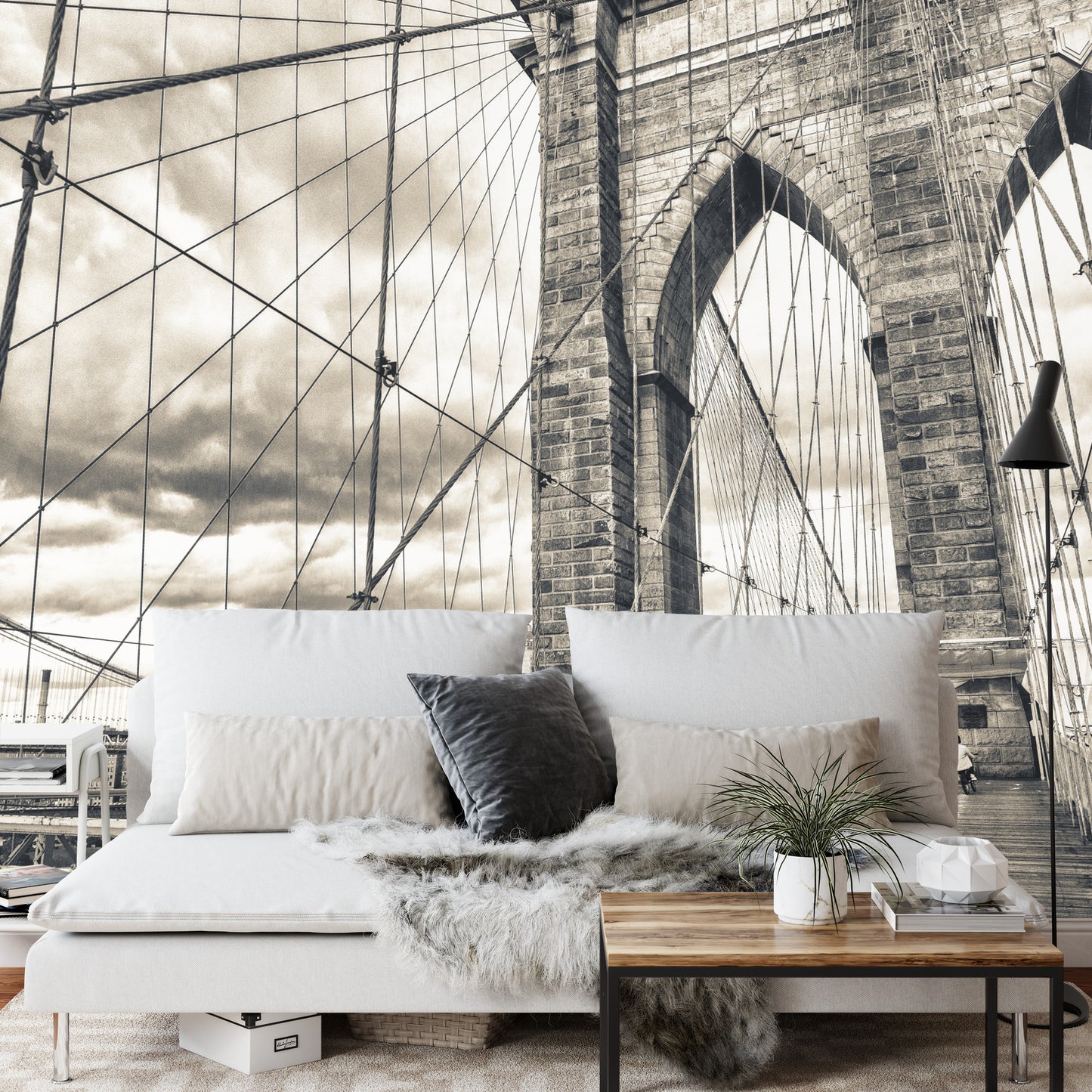 Photomural Brooklyn Bridge Ny