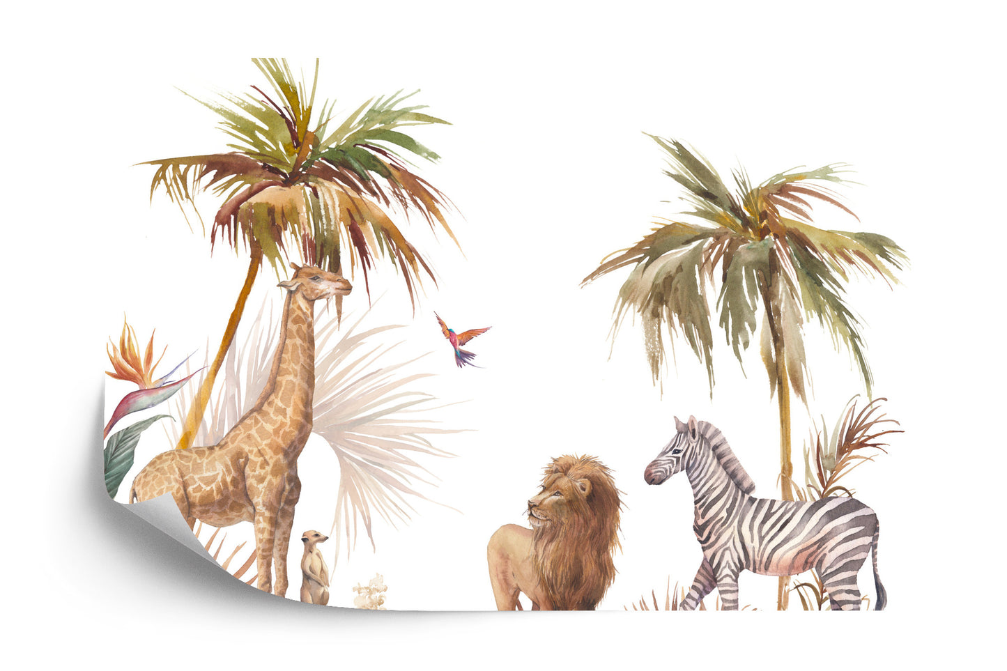 Photomural Animals On Safari