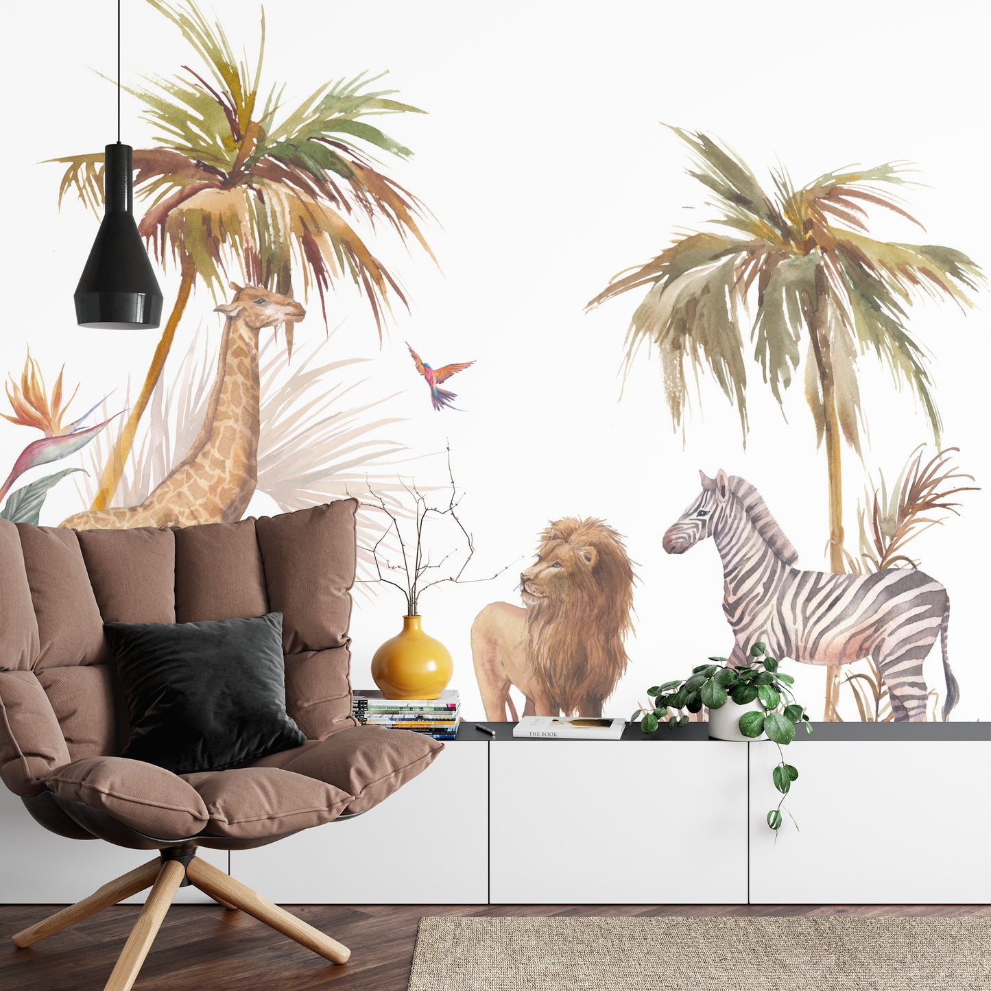 Photomural Animals On Safari